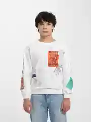 Белый свитшот