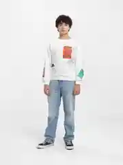 Белый свитшот