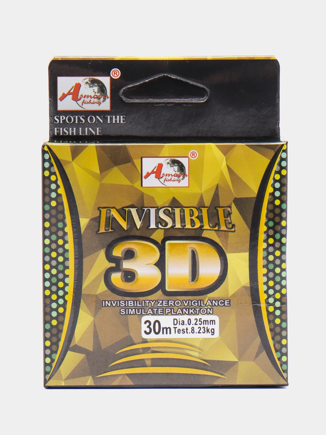 Леска зимняя INVISIBLE 3D, 30 м, от 0,08-0,25