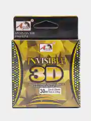 Леска зимняя INVISIBLE 3D, 30 м, от 0,08-0,25