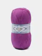 Фиолетовый пряжа Alize Lanagold 800 Акрил 51% Шерсть 49% 100г 800м