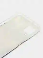 Синий чехол на Samsung Galaxy A12/M12 / Самсунг А12/М12 прозрачный, с рисунком, защита камеры