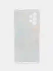 Голубой силиконовый чехол на Samsung Galaxy A52/A52s / Самсунг А52/A52s прозрачный, с рисунком