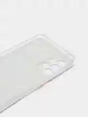Голубой силиконовый чехол на Samsung Galaxy A52/A52s / Самсунг А52/A52s прозрачный, с рисунком