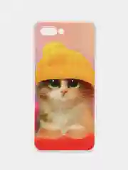 Желтый силиконовый чехол на Honor 10 / Хонор 10 прозрачный, с рисунком, защита камеры