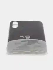 Серебряный силиконовый чехол на Samsung Galaxy A50/A30s / Самсунг А50/А30s прозрачный, с рисунком
