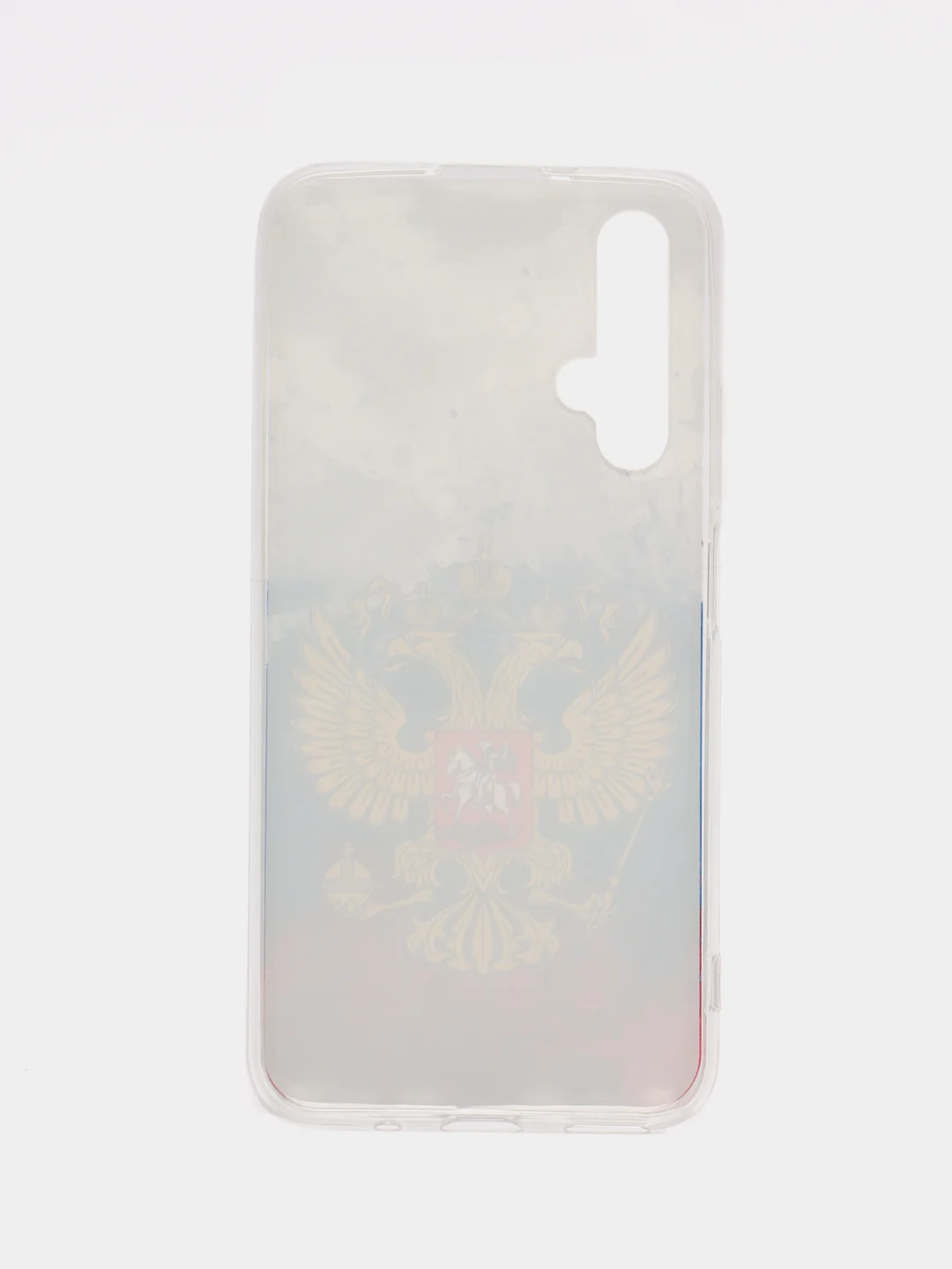Синий чехол на Honor 20/Huawei Nova 5T / Хонор 20 прозрачный, с рисунком, защита камеры
