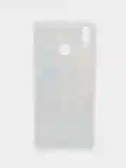 Голубой силиконовый чехол на Honor 8X / Хонор 8Х прозрачный, с рисунком, защита камеры