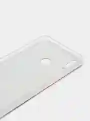 Голубой силиконовый чехол на Honor 8X / Хонор 8Х прозрачный, с рисунком, защита камеры