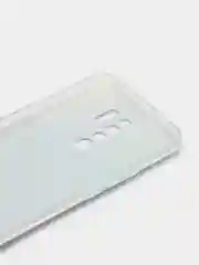 Светло-синий силиконовый чехол на Xiaomi Redmi 9 / Сяоми Редми 9 прозрачный, с рисунком, защита камеры