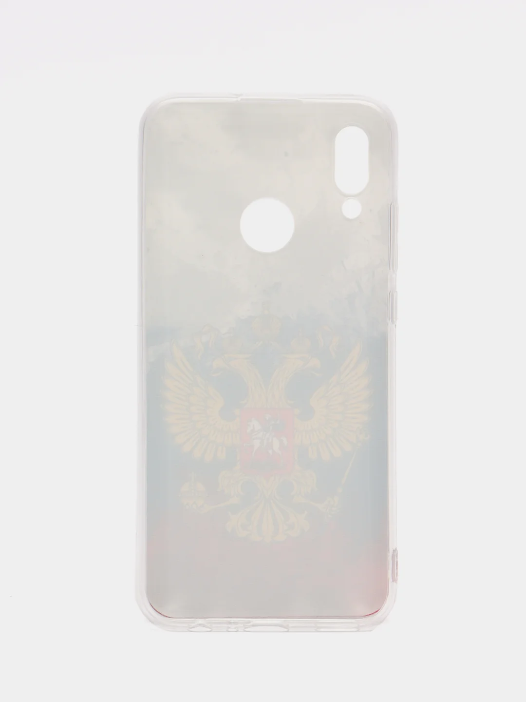 Синий чехол на Honor 10 Lite/Huawei P Smart 2019 / Хонор 10 Лайт прозрачный, с рисунком
