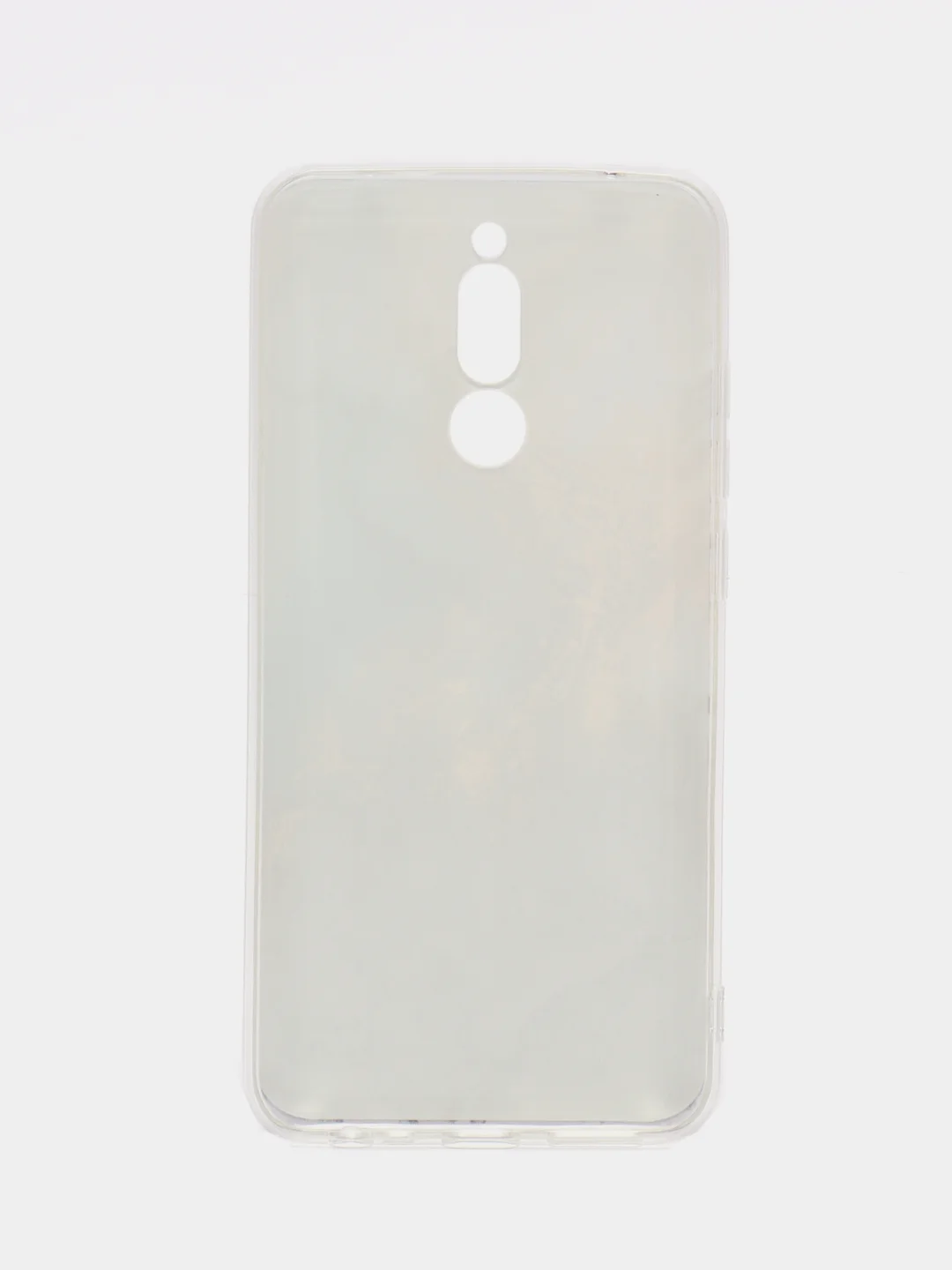 Голубой силиконовый чехол на Xiaomi Redmi 8 / Сяоми Редми 8 прозрачный, с рисунком, защита камеры