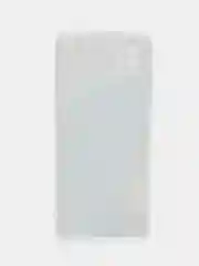 Светло-синий силиконовый чехол на Samsung Galaxy A22s 5G / Самсунг А22s 5G прозрачный, с рисунком