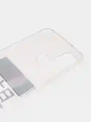Алый силиконовый чехол на Honor 9A / Хонор 9А прозрачный, с рисунком, защита камеры