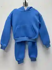 Голубой костюм спортивный, детский, утепленный