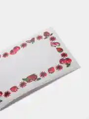 Красный самоклеящиеся наклейки-этикетки на банки, 20 шт