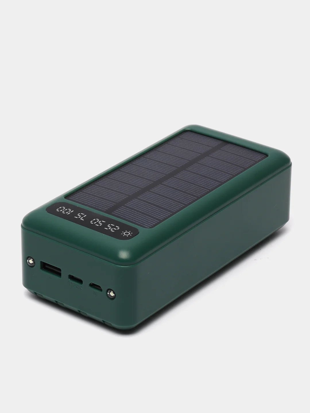 Внешний аккумулятор 50000 mAh на солнечной батарее, Power bank, отличный подарок