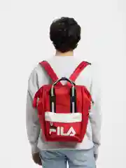 Белый рюкзак-сумка