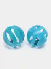 Шарик для кошек "Футбол", с бубенчиком, разные цвета, 3,8 см