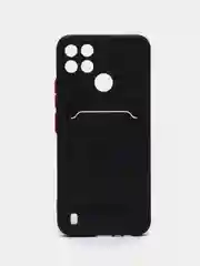 Хром чехол с отделением для пластиковой карточки REALME C21Y