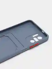 Серый чехол XIAOMI POCO M5S / Redmi Note 10 / NOTE 10s  для пластиковой карточки , защита камеры