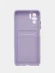 Лавандовый чехол XIAOMI POCO M5S / Redmi Note 10 / NOTE 10s  для пластиковой карточки , защита камеры