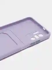 Лавандовый чехол XIAOMI POCO M5S / Redmi Note 10 / NOTE 10s  для пластиковой карточки , защита камеры
