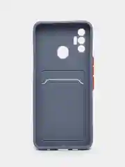 Серый чехол с отделением для пластиковой карточки TECNO SPARK 7