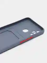Серый чехол с отделением для пластиковой карточки TECNO SPARK 7