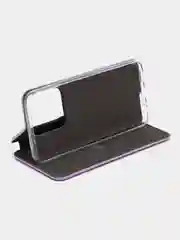Лавандовый чехол-книжка для Tecno Spark 8C / Tecno Go 2022