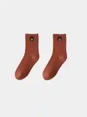 Бордовый женские носки