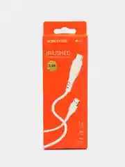 Белый кабель, провод зарядный для Android и iPhone, Micro-USB, Type-C, Lightning