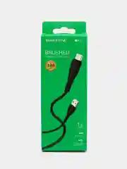 Черный кабель, провод зарядный для Android и iPhone, Micro-USB, Type-C, Lightning