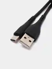 Черный кабель, провод зарядный для Android и iPhone, Micro-USB, Type-C, Lightning