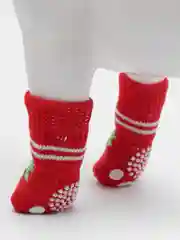 Коралловый меланж носки для кошек и собак, с мягкими антискользящими наклейками