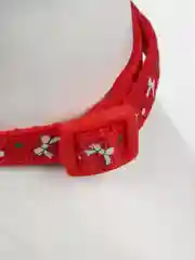 Алый ошейник с колокольчиком, для собак и кошек