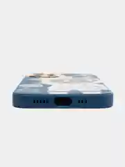 Темно-синий чехол "Космонавт" для iPhone, на айфон 11 12 13 XR Pro mini X XS 7/8/se