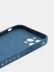 Темно-синий чехол "Космонавт" для iPhone, на айфон 11 12 13 XR Pro mini X XS 7/8/se