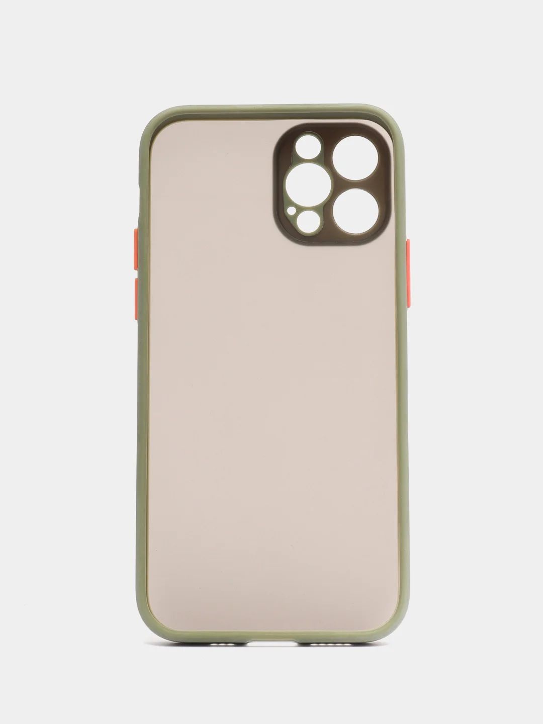 Хаки чехол для iPhone "Easyclick", Айфон 6s/7/8/Plus/X/Xs/Max/XR/11/Pro/Max/12/mini/12/Pro/Max