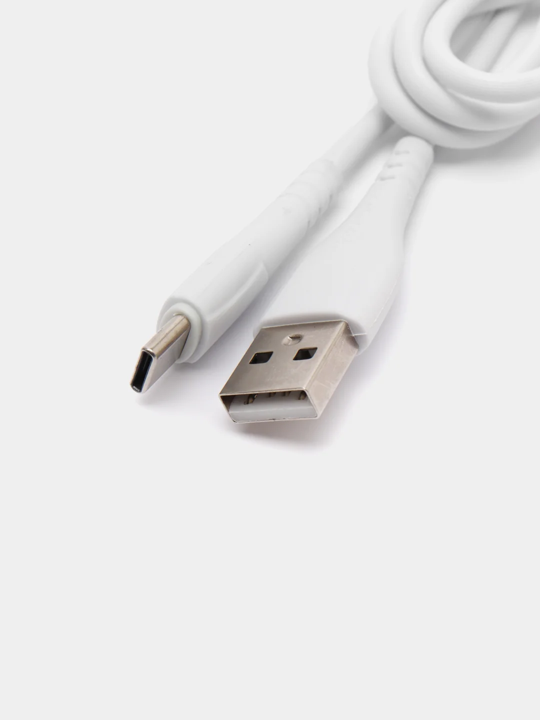 Белый кабель, провод зарядный для Android и iPhone, Micro-USB, Type-C, Lightning