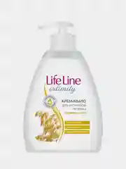 Крем-мыло жидкое туалетное LIFE LINE для интимной гигиены "Овсяное молочко", 280 г