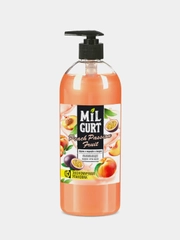 Крем-мыло жидкое MILGURT "Персик и маракуйя в йогурте", 860 г