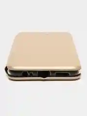 Золотой чехол книжка Xiaomi Redmi Note 9 / Redmi 10X
