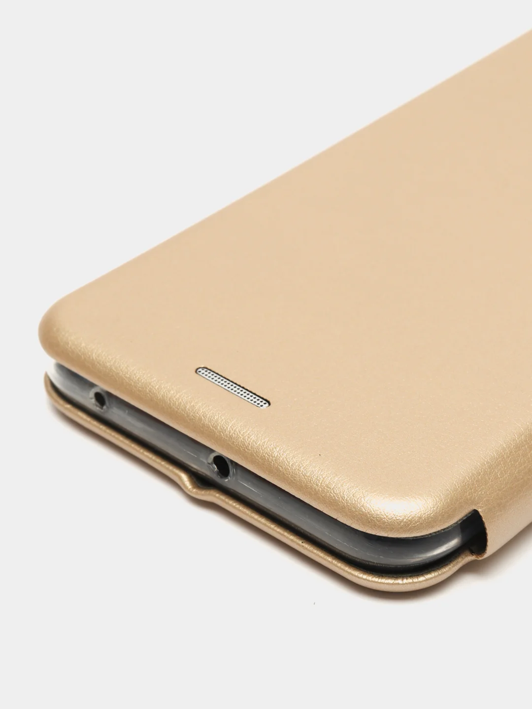 Золотой чехол книжка Xiaomi Redmi Note 9 / Redmi 10X
