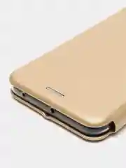 Золотой чехол книжка Xiaomi Redmi Note 9 / Redmi 10X