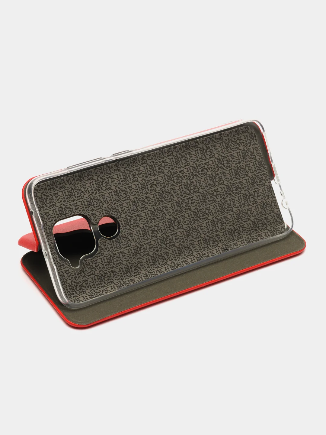 Красный чехол книжка Xiaomi Redmi Note 9 / Redmi 10X