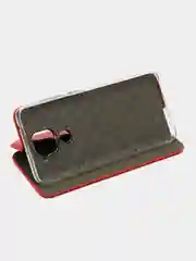 Красный чехол книжка Xiaomi Redmi Note 9 / Redmi 10X