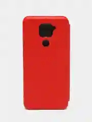 Красный чехол книжка Xiaomi Redmi Note 9 / Redmi 10X