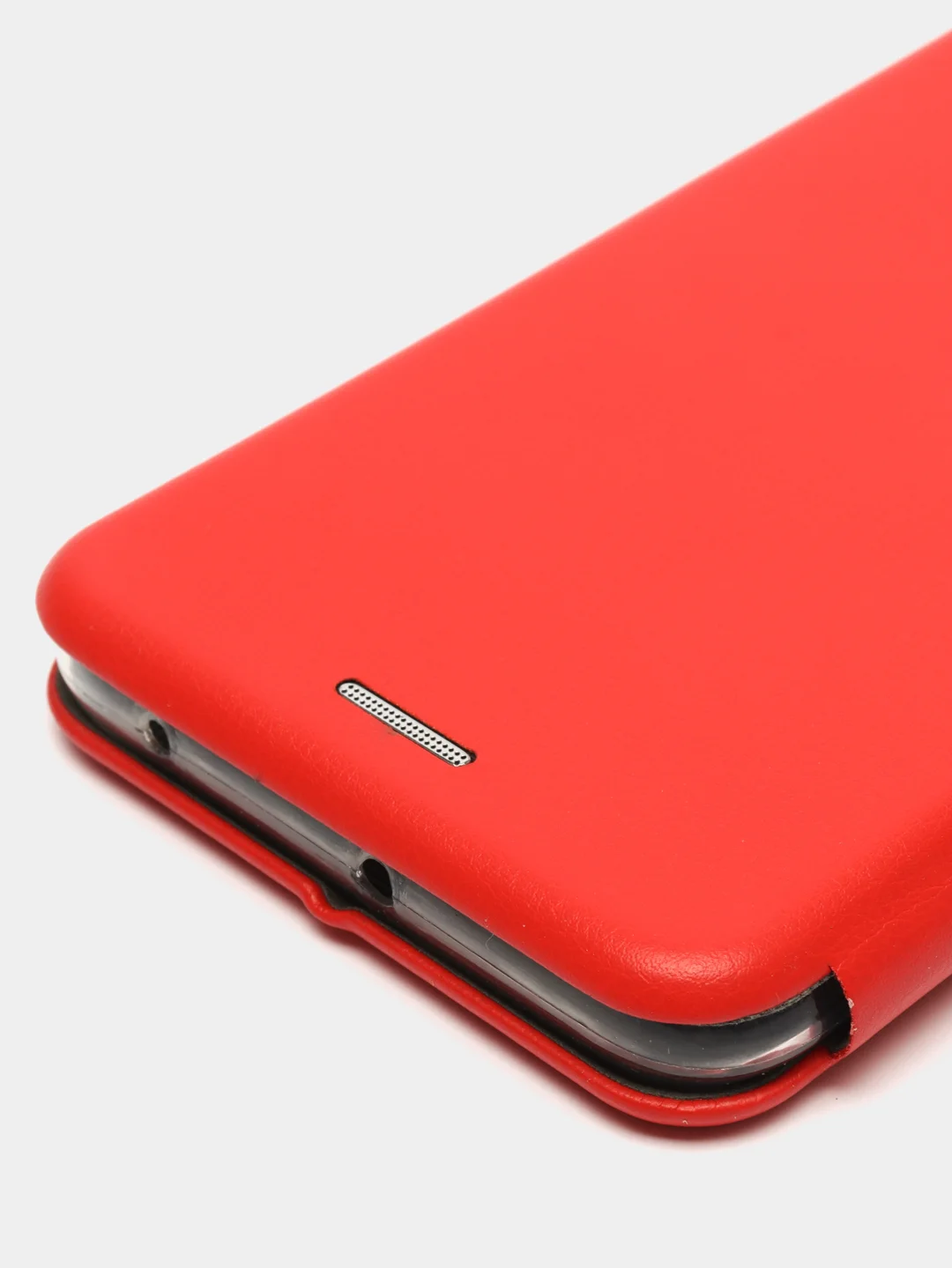 Красный чехол книжка Xiaomi Redmi Note 9 / Redmi 10X
