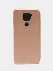 Пудровый чехол книжка Xiaomi Redmi Note 9 / Redmi 10X